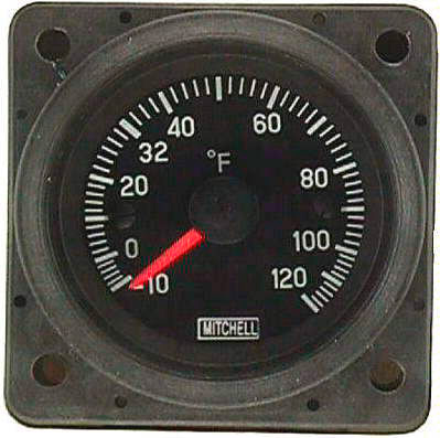 Mitchell Outside Air Temperature Gauge